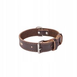 Dingo Obroża Dla Psa Podszyta Filcem 4,0X90 Brąz