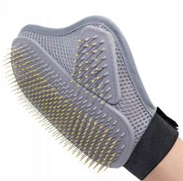 Rękawica do Wyczesywania Pielęgnacji Masowania Czesania psa i kota Rz1