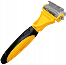 Trymer zgrzebło dwustronne do kołtunów usuwa martwy włos psa, kota Tz3