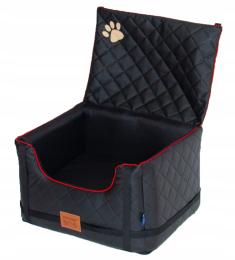 Fotelik Lux do samochodu dla psa kojec do przewożenia transporter M