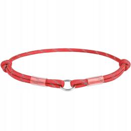 Sznurek dla adresówki Waudog Smart ID, odblaskowy, czerwony, rozmiar S