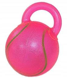 Yarro Piłka zabawka piszcząca aport psa z gumy termoplastycznej różowa