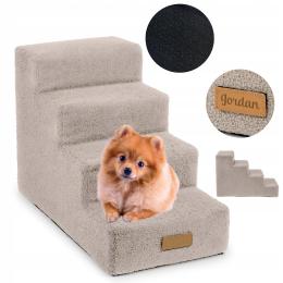 Schodki Dla Psa kota Schody 4 stopnie rampa podest 40 cm Grawer imię