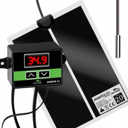 Mata Grzewcza Z Termostatem Z Sondą Wyświetlacz Terrario Amantea 2.0 20W