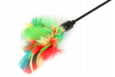 Chico Zabawka Dla Kota Piórka Na Patyku Wędka z Piórkiem 50cm