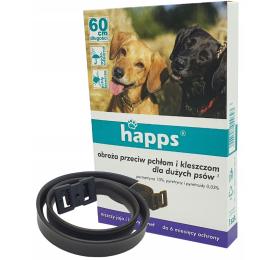 Happs obroża przeciw pchłom i kleszczom dla duży