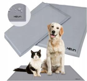 Mata chłodząca dla psa kota żelowa legowisko wodoodporna Heva Gpc 90x50cm