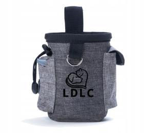 Torebka Na Przysmaki dla Psa Saszetka Treningowa Worek na Smaczki Szara