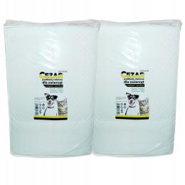 Cezar Podkłady higieniczne 60x90cm 100szt maty treningowe dla szczeniąt