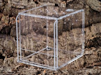 Terrarium pleksiglas, nie akryl 10x10x10 cm pająk