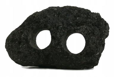 Aquawild Lawa czarna drążona 1szt Skała 2 otwory