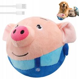 Interaktywna Zabawka Dla Psa Szczeniaka Świnka Piszcząca