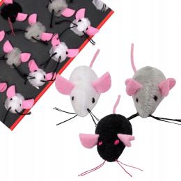 Pet Nova Pluszowa Mysz Z Ogonkiem Zabawka Dla Kota Kotów Kociąt 1szt 4cm