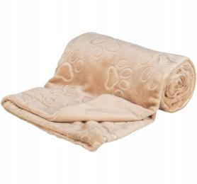 Trixie Barry koc kocyk na sofę kanapę legowisko psa kota beżowy 70x50cm