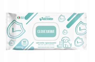 Record chusteczki nawilżane Maxi z chlorohexydyną 40 szt.
