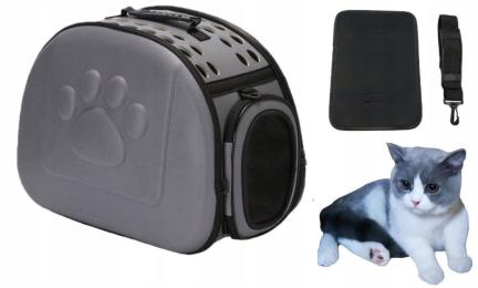 Transporter Torba Dla Kota Psa Królika Szary XL