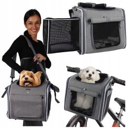 Transporter na rower plecak torba fotelik do auta dla psa kota duży mocny
