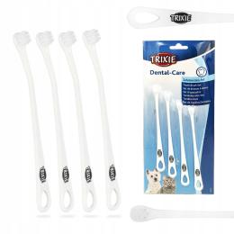 Szczoteczki Szczotki Do Czyszczenia Mycia Zębów Psa I Kota Trixie 15CM/4SZT