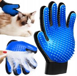 Rękawica Szczotka Do Czesania Sierści Psa Kota Moc