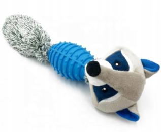 Zabawka dla Psa Szop Pluszak szarpak, gryzak