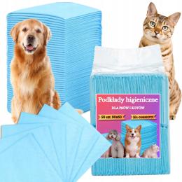 Podkłady Maty Higieniczne Dla Psa Duże Chłonne Do Nauki Sikania 60x90 100EL