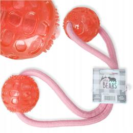 Piłki Kauczukowe Sznurku Szarpak Gryzak Psa 38 cm Zabawka Psów Przeciągania