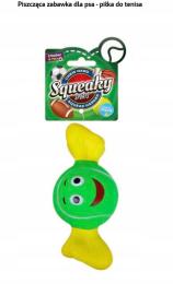 Piszcząca zabawka dla psa piłka do tenisa gryzak