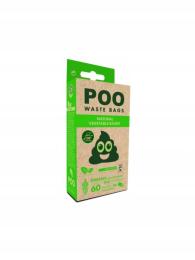 M-pets Woreczki Na Psie Odchody 60 Szt Zapach Mięty Biodegradowalne
