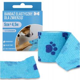 Bandaż Samoprzylepny Elastyczny Opatrunek Psa Kota Zwierząt 5 CM Kohezyjny