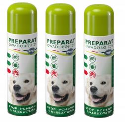 Preparat owadobójczy na pchły kleszcze Pess legowisko dom aerozol Flea Kil