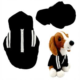 Bluza Dla Psa Ubranko Dres Zamek Zapinana Dresowa Kurteczka Czarna Xs