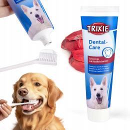 Pasta do Mycia Czyszczenia Zębów dla Psa Trixie Dental-Care Wołowina 100g