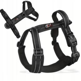 szelki Guard regulowane dla małego psa Capri czarne rozm S