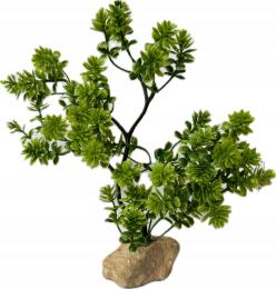 Roślinka Do Akwarium Terarium Sztuczna Ozdoba Dekoracja Zielona wys. 23CM