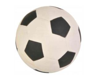 Piłka zabawka gumowa nożna dla psa kota fretki 7 cm piszcząca