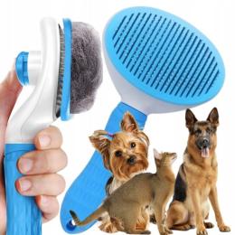 Szczotka Do Sierści Dla Psa Kota Samoczyszcząca Sierść Krótka Długa