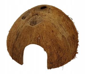 Kryjówka Łupina Kokosa Domek Do Terrarium Dla Pająka Węża Ślimaka Żółwia