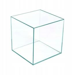 Kostka Akwarium 30x30x35 CM Transparent biała 31,5 L 4mm