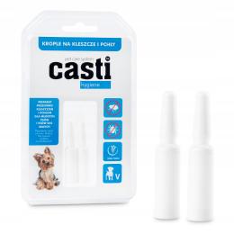 Krople dla psów małych ras na kleszcze pchły 4ml