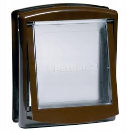 PetSafe Staywell 2-Way Pet Door Brown drzwiczki dla psa i kota, brązowe S