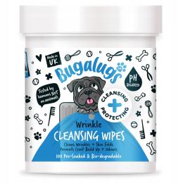 Bugalugs Wrinkle Cleansing Wipes waciki do fałdów skórnych psa kota 100szt