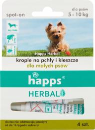 Krople na pchły i kleszcze Małe Psy Happs 16 ml