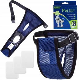 Majtki Na Cieczkę R. M Dla Psa Suczki Ochronne Medium Obwód 35-43 CM