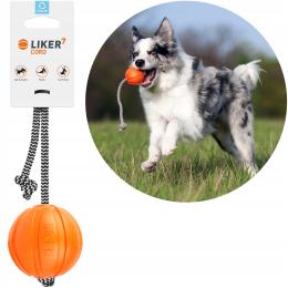 Liker Cord 7 – piłka na sznurze dla małych oraz średnich ras psów