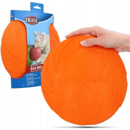 Frisbee Latający Dysk Zabawka Aport Psa 24 cm Talerz Rzucania Spodek Gumowy