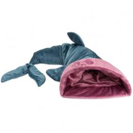 Barry King Legowisko norka dla kota rekin z usztywnieniem 40x100x20cm