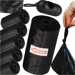 Woreczki Na Psie Odchody Worki Dla Psa Na Kupy Czarne Mocne 100 Szt Etui