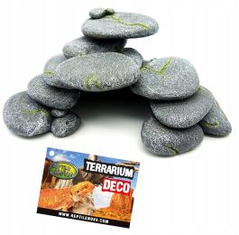 Ozdoba Dekoracja Do Terrarium Jaskinia Kamienna Grota 25x17x10 Reptile Nova