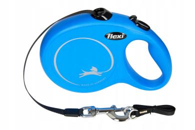 Flexi New Classic L taśma 8m niebieska do 50kg