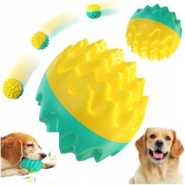Piłka Dla Psa Piszczałka Zabawka Gryzak Dentystyczny Masująca Wypustki 6cm